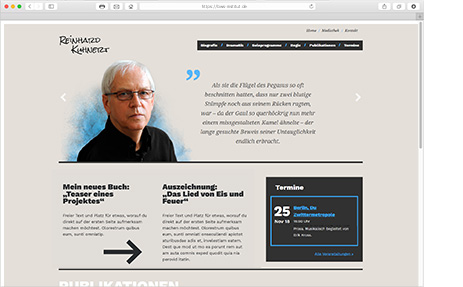 Website Reinhard Kuhnert